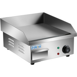 Commercial Griddle Smooth 250x400x215mm 2kW Electric - CEHEG250