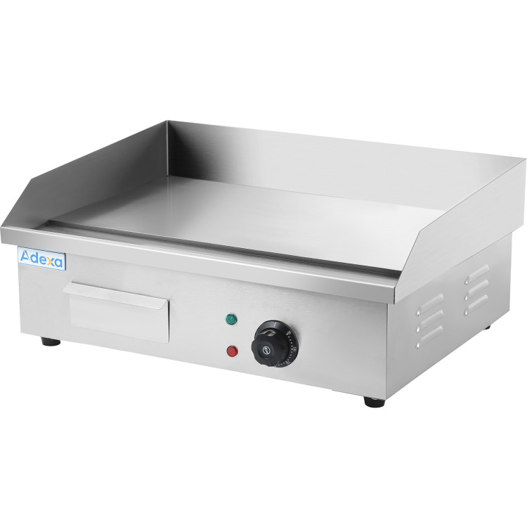 Commercial Griddle Smooth 550x400x240mm 3kW Electric - CEHEG818