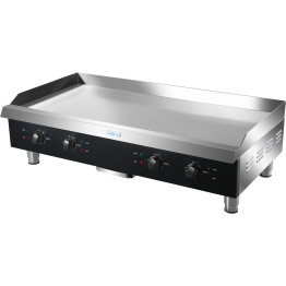 Commercial Griddle Smooth 1215x620x360mm 16kW Electric - CEHEG848