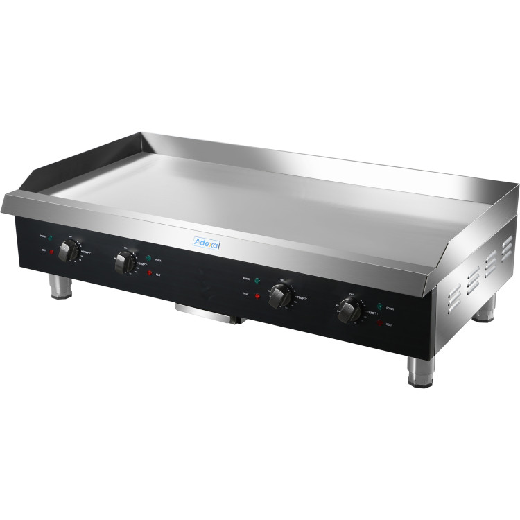 Commercial Griddle Smooth 1215x620x360mm 16kW Electric - CEHEG848