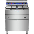 Professional Twin Basket Free standing Gas Fryer Twin tank 36 litres- CEHGF182C