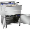 Professional Twin Basket Free standing Gas Fryer Twin tank 36 litres- CEHGF182C