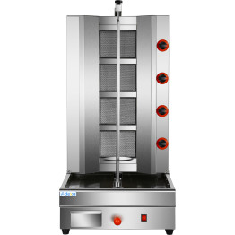 Professional Adjustable Gyros/Kebab grill Gas 4 elements 14.8kW - CEHGSR4