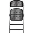 Folding Chair Black Plastic - CEHQLK53