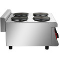 Commercial Electric boiling top 4 plates 8kW - CEHRQ605E