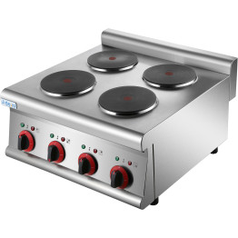 Commercial Electric boiling top 4 plates 8kW - CEHRQ605E