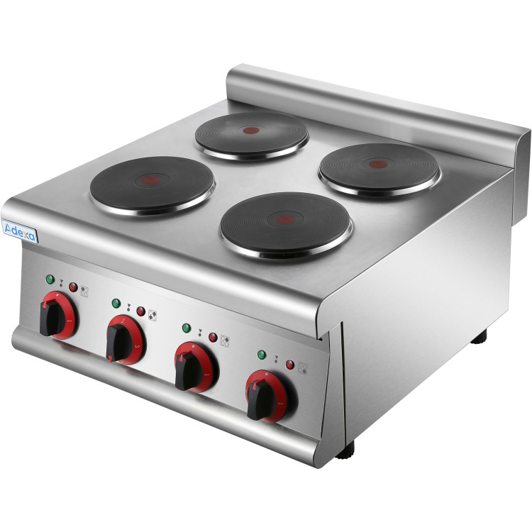 Commercial Electric boiling top 4 plates 8kW - CEHRQ605E