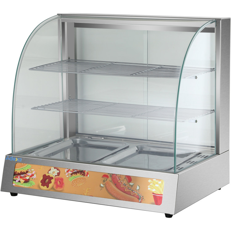 Commercial Hot Display Case Pie Warmer Countertop - CEHW2PS