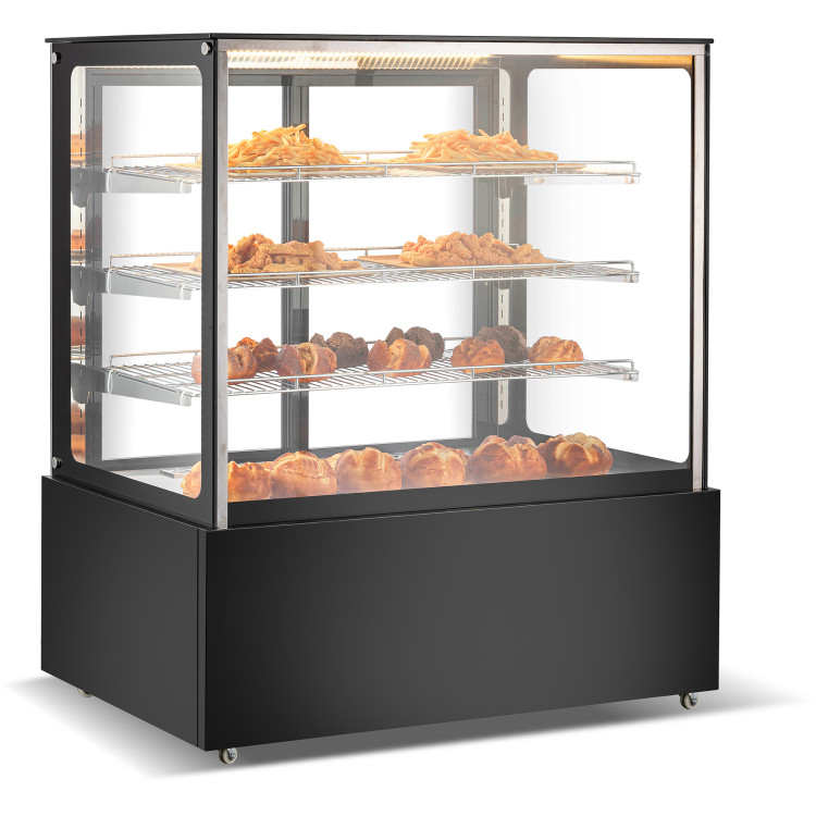 Commercial Heated Display Cabinet 605 Litres Black - CEHW371BLACK