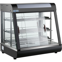 Commercial Heated showcase food warmer 660mm Width Countertop - CEHW601