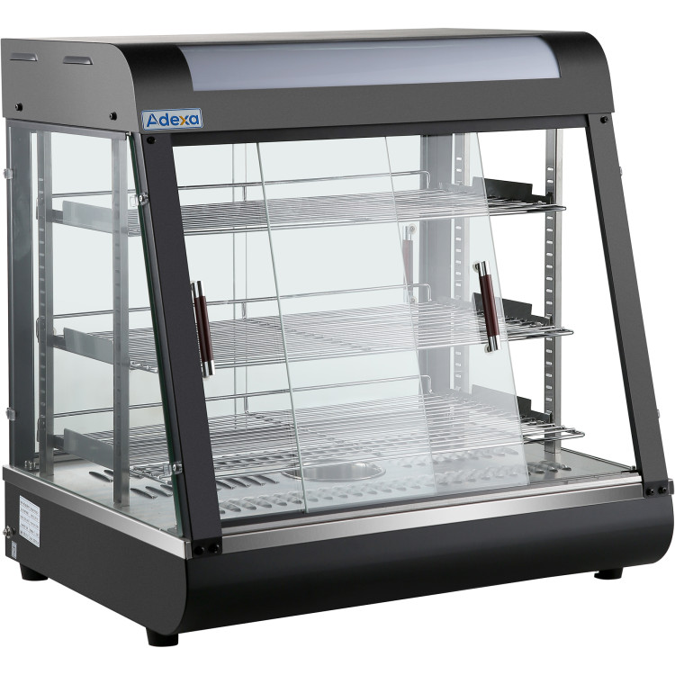 Commercial Heated showcase food warmer 660mm Width Countertop - CEHW601