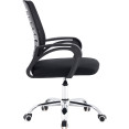 Mesh Office Chair Black & Chrome - CEHY807