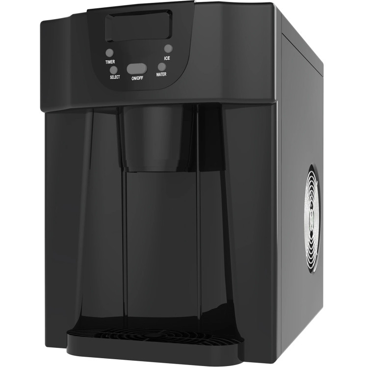 2-in-1 Ice Maker & Cold Water Dispenser Countertop 12kg/24h 0.6kg bin - CEHZB12E