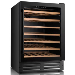 Professional Glass Front Wine Cooler 52 Bottles 138 Litres Black - CEJC145A1EQ