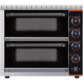 Commercial Double Pizza oven Electric 2 chamber 420x400 Mechanical controls 3kW - CEKNGEP04