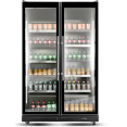 Commercial Display Refrigerator with Double Glass door 800 litres Black - CEKXG1120BLACK