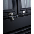 Commercial Bottle cooler Upright 930 litres Ventilated cooling Twin hinged doors Black Canopy light - CELG1000BFMBLACK