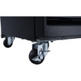 Commercial Bottle cooler Upright 930 litres Ventilated cooling Twin hinged doors Black Canopy light - CELG1000BFMBLACK