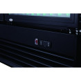 Commercial Bottle cooler Upright 930 litres Ventilated cooling Twin hinged doors Black - CELG1000BFPBLACK