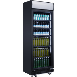 Commercial Drink cooler Upright 352 litres Dynamic cooling Hinged glass door Black - CELG352DFBLACK