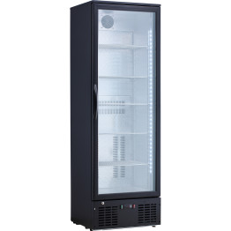 Commercial Bar bottle cooler Upright Single door 300 litres Black - CELG310H