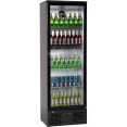 Commercial Bar bottle cooler Upright Single door 300 litres Black - CELG310H