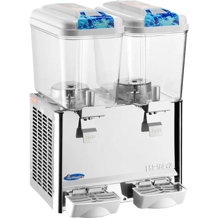 Commercial Cold Drinks Dispenser 2 x 18 litres - CELSJ18LX2