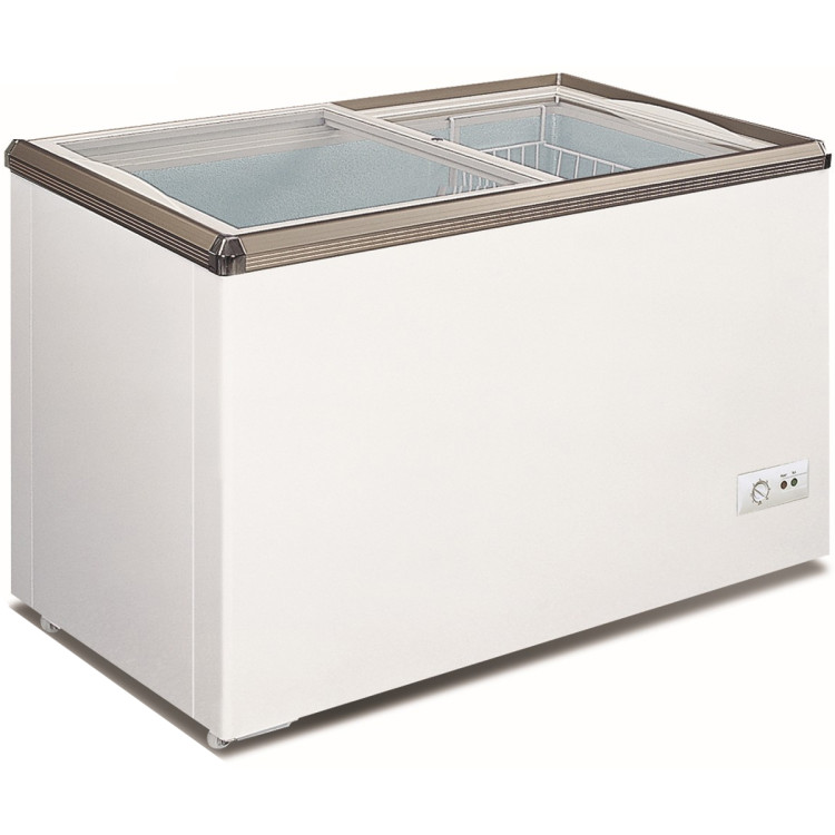 Commercial Display Chest freezer sliding glass lid 180 litres - CELVNT230