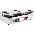Heavy Duty Twin Panini Contact grill Dual Zone 3.6kW Ribbed - CEMLP813