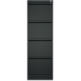 Professional Filing Cabinet 4 drawer 460x620x1330mm Black - CEMXDC3BLACK