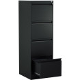 Professional Filing Cabinet 4 drawer 460x620x1330mm Black - CEMXDC3BLACK