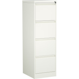 Professional Filing Cabinet 4 drawer 460x620x1330mm White - CEMXDC3WHITE