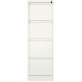 B GRADE Professional Filing Cabinet 4 drawer 460x620x1330mm White - MXDC3WHITE B GRADE