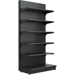 Retail Wall Shelving Add On Unit Black- CENSREU11BLACK100ADD