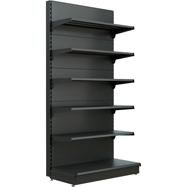 Retail Wall Shelving Add On Unit Black- CENSREU11BLACK100ADD