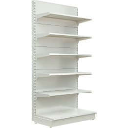 Retail Wall Shelving Add On Unit White - CENSREU11WHITE100ADD