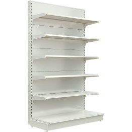 Retail Wall Shelving Add On Unit White - CENSREU11WHITE125ADD
