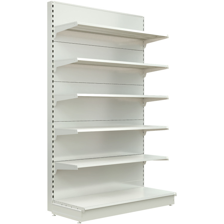 Retail Wall Shelving Add On Unit White - CENSREU11WHITE125ADD