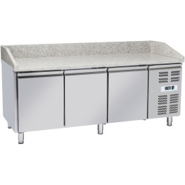 Pizza Counter 3 doors Granite top Depth 800mm - CEPZ36
