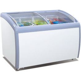 Commercial Display Chest freezer Curved sliding glass lid 260 litres - CERI360A