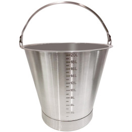 Ice Bucket with Scale 20 Litres Stainless Steel - CESBC020