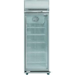 Commercial Display Freezer Upright 500 litres Hinged glass door LED canopy Grey - CESDM500