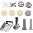 Professional Countertop Planetary mixer 10 litres with Meat grinder & Sausage & Pasta maker 1.5kW Stainless steel - CESM2088G