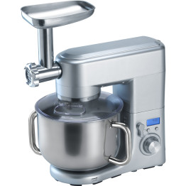 Professional Countertop Planetary mixer 10 litres with Meat grinder & Sausage & Pasta maker 1.5kW Stainless steel - CESM2088G