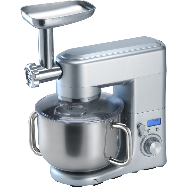 Professional Countertop Planetary mixer 10 litres with Meat grinder & Sausage & Pasta maker 1.5kW Stainless steel - CESM2088G