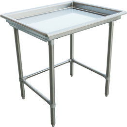 Commercial Stainless Steel Dish Sorting Table 914mm Width - CESRT36