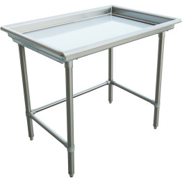 Commercial Stainless Steel Dish Sorting Table 1219mm Width - CESRT48