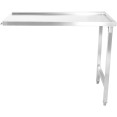 Unloading table Right side 600x650x850mm No bottom shelf No splashback Stainless steel - CESWT6065L