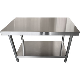 Professional Work table Stainless steel Bottom shelf 1600x600x850mm - CETOR1660