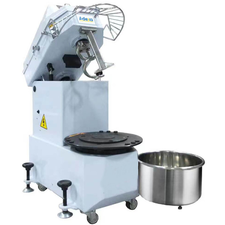 Professional Spiral Dough Mixer 20 litres Liftable head Removable bowl 2 speeds 380V/3 phase - CETHS20A